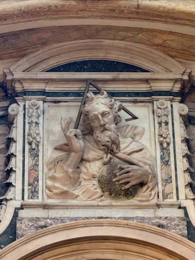 Santo Padre - Scultura in marmo F.LLI Viva - 600ca